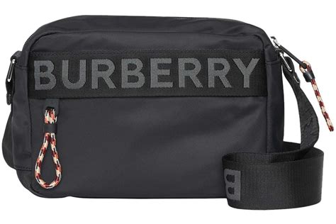 Burberry ECONYL Logo Crossbody Black 